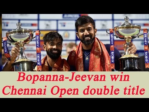 Chennai Open 2017: Rohan Bopanna-Jeevan Nedunchezhiyan win double title | Oneindia News