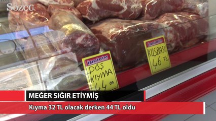 Kıyma 32 lira olacak dediler 44 lira oldu