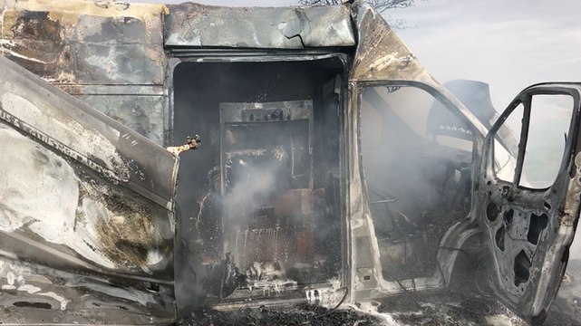 Un véhicule a pris feu mercredi 29 mars 2017