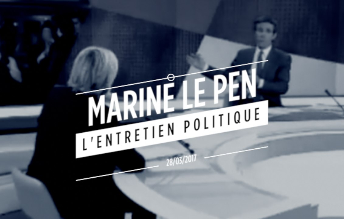 "L'Entretien politique" : échange ultra-musclé entre Le Pen et Pujadas