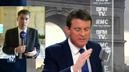 En votant Macron pour faire barrage au FN, Valls "est en train d'étouffer la présidentielle"