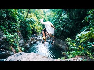 Cliff Jumpers Seek Adventure in the Costa Rican Jungle