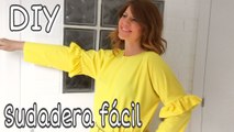 DIY La sudadera con volantes más fácil del mundo / Coser fácil