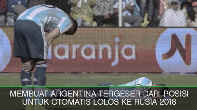 SOSIAL: Sepakbola: Catatan Menyedihkan Argentina Tanpa Messi