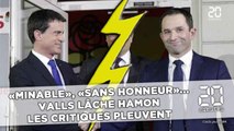 «Minable», «sans honneur»...  Valls lâche Hamon pour Macron  et les critiques pleuvent