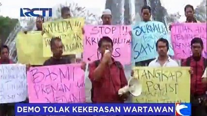 Aksi Kecam Kekerasan Terhadap Wartawan