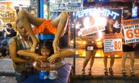 Night Thai girl,Pattaya trip,Walking street,Beautiful Lady,Go go bar
