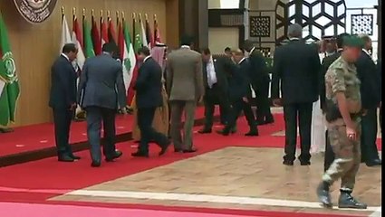 La chute du Président libanais lors du 28ème Sommet de la Ligue Arabe