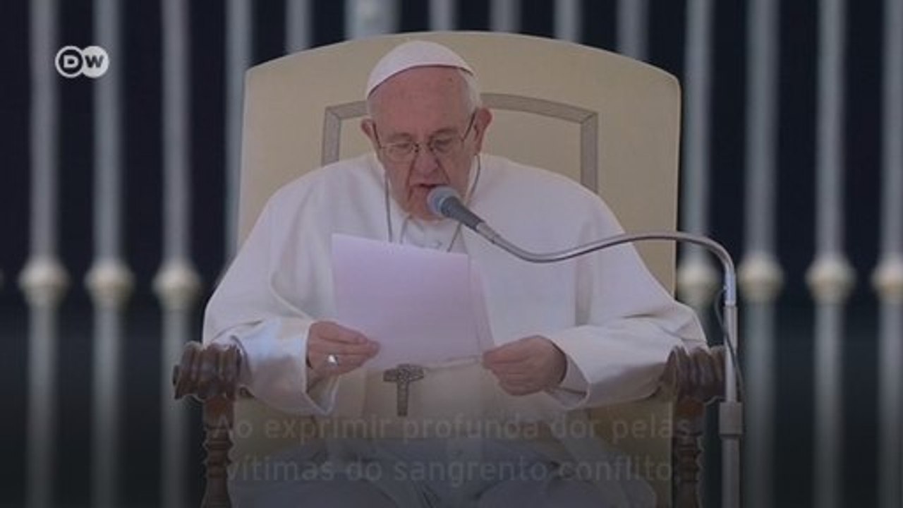 Papa pede ação para a proteção de civis nos com...