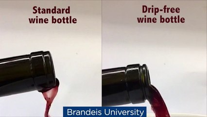 Une bouteille de vin qui ne goutte pas
