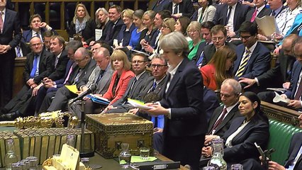 Theresa May takes PMQs