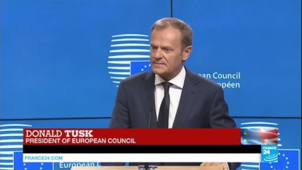 "This is not a happy day" - Donald Tusk speaks out on Brexit
