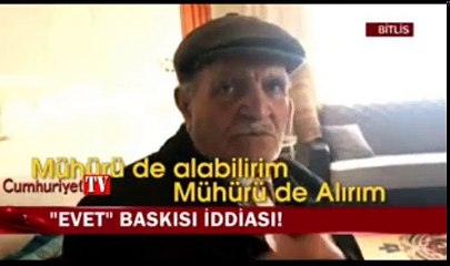 Kaymakamdan muhtarlara "Evet" baskısı