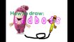 H and color Oddbods Cartoon Fun Art for Kids Pogo and Newt-NIX9NEZVfKM