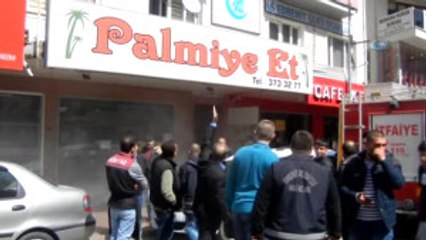 Edremit MHP Binasında Korkutan Duman