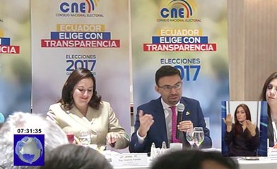 Cuerpo diplomático se reunió con el CNE