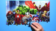 MARVEL AVENGERS Learn Puz Games Clementoni Hulk Captain America Iron Man Thor