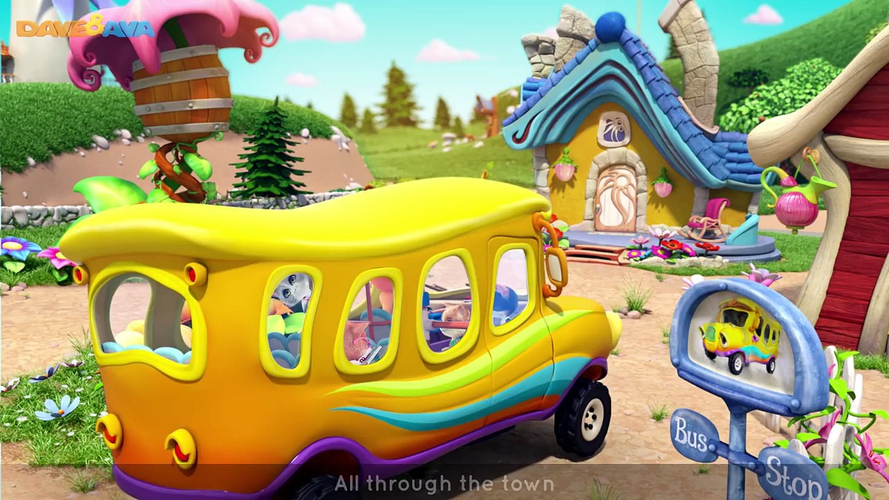 The Wheels on the Bus Song - Nursery Rhymes and Baby Songs from Dave and Ava