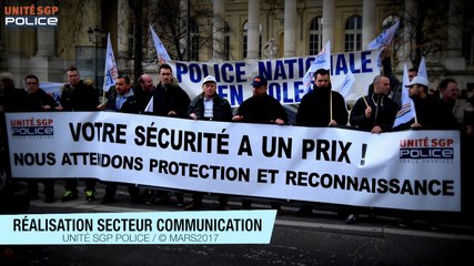 MERCREDI 26 AVRIL 2017 - MANIFESTATION NATIONALE À L'APPEL D'UNITÉ SGP POLICE