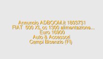 FIAT  500 XL cc 1300 alimentazione...