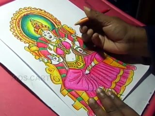 How to Draw Dussehra Navratri Goddess Bhuvaneswari Drawing Step by Step