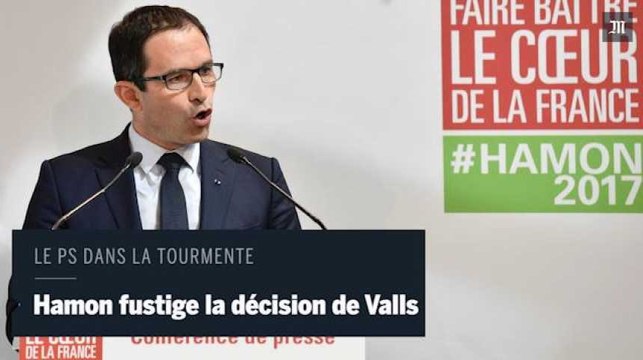 Hamon appelle à sanctionner les « politiciens qui vont là où le vent va »