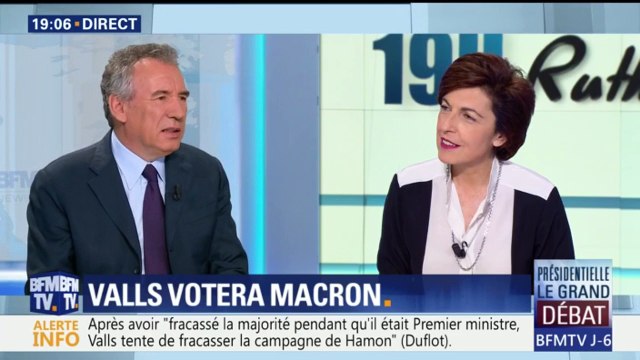 Ralliement de Valls à Macron: C'est la rupture du Parti socialiste , selon Bayrou