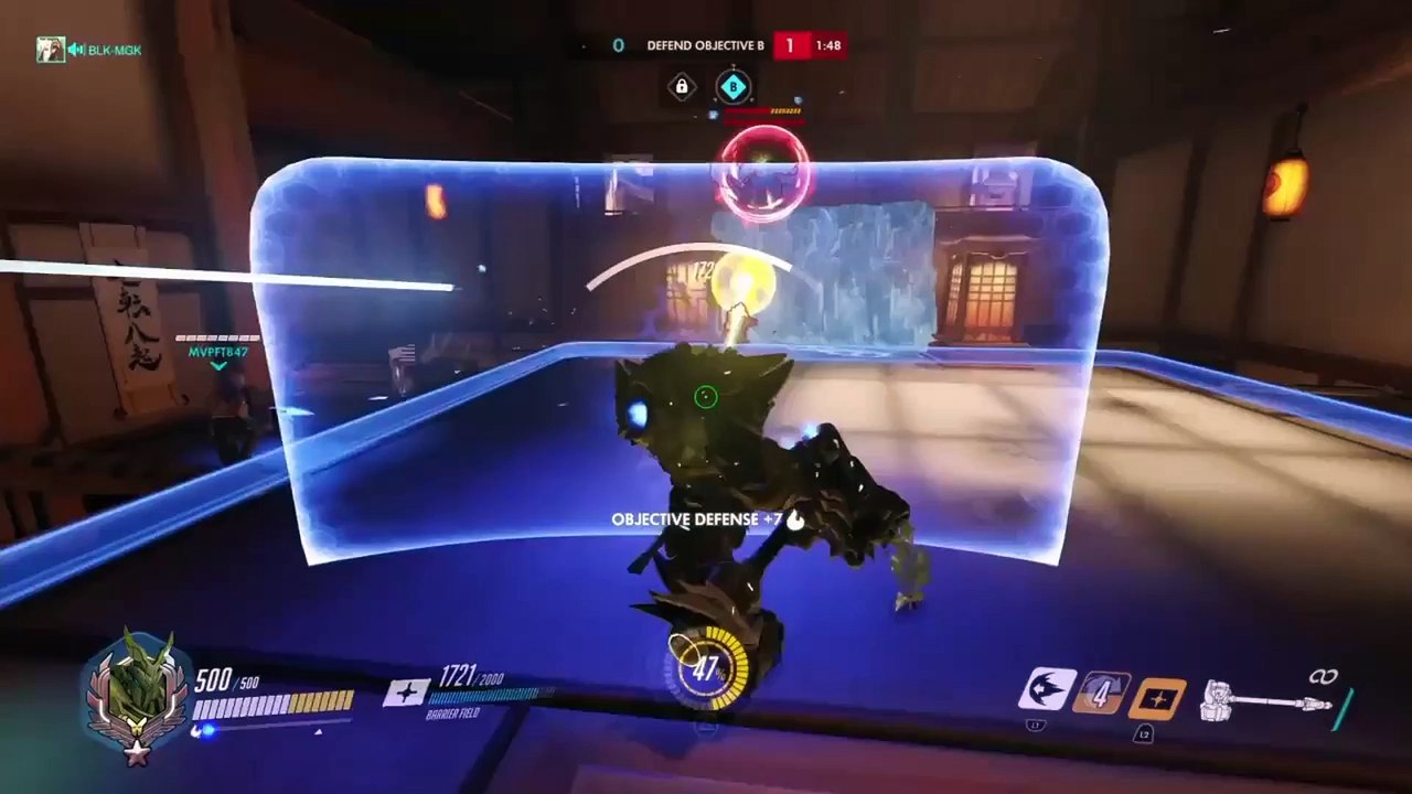 Overwatch: Worst shadow step I have ever witnessed. Mei helps.....