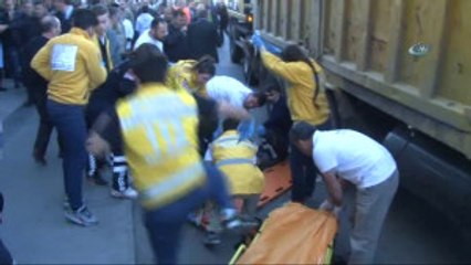 Özbek Kadın Hafriyat Kamyonunun Altında Kaldı