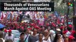 Thousands of Venezuelans March Against OAS Meeting