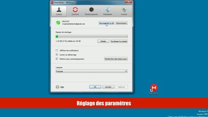 Tutoriel pour bien démarrer avec MegaSync