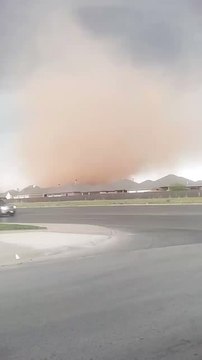 Gustnado Swirls Near Midland, Texas