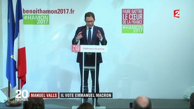 Politique : Manuel Valls votera Emmanuel Macron