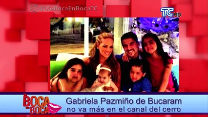 Gabriela Pazmiño se aleja de la televisión, no va más en programa mañanero