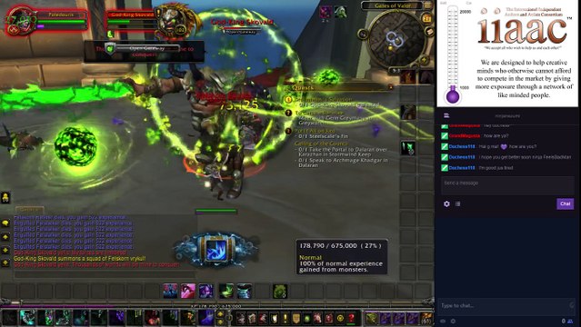 The most Unprofessional Stream World of Warcraft Demon Hunter 2017-015 Forsaken Should Not Exist