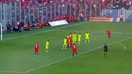 Alexis Sanchez Amazing Free kick Goal - Chile 2-0 Venezuela 28-03-2017