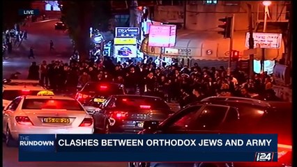 THE RUNDOWN | Religious Jews protest army draftees | Tuesday, March 28th 2017