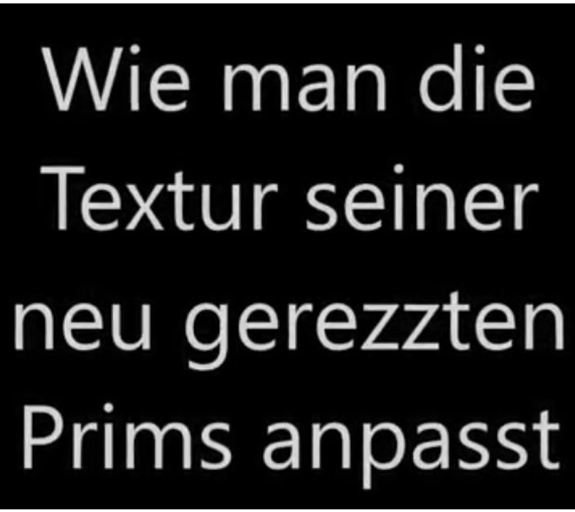 Wie man die einfache Sperrholztextur seiner neu gerezzten Prims im Firestorm ändern kann