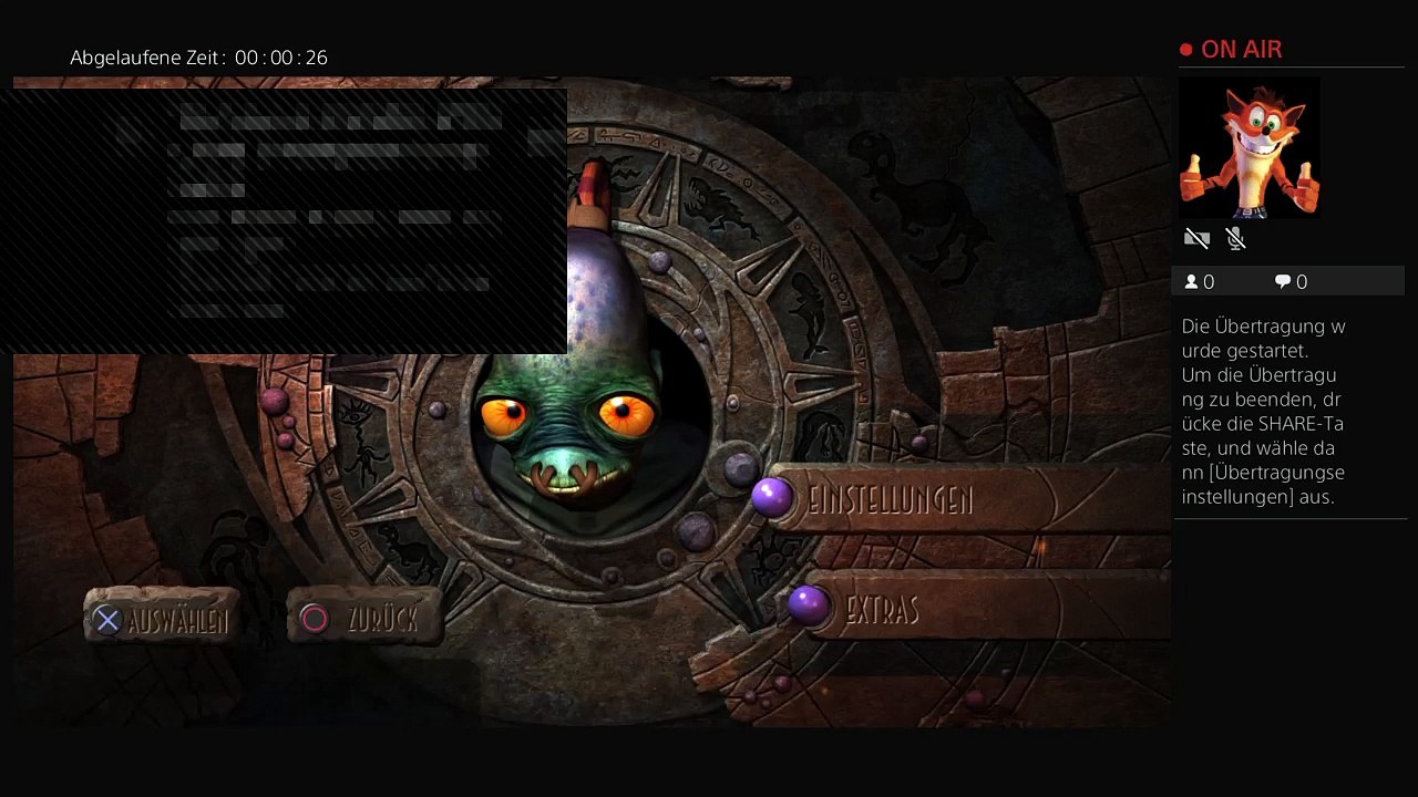 PS4-Live-Übertragung von eeeeemordecai98