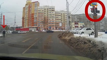 Dog waits for green signal but why a man can't wait. Think about it?