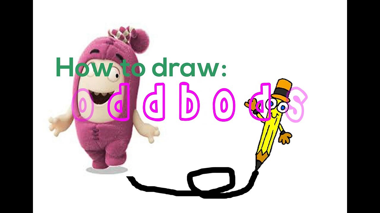 How to draw and color Oddbods Cartoon Fun Art for Kids Pogo and Newt-NIX9NEZVfKM