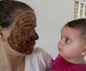 Baby Has the Best Reaction to Her Mother's Facial Mask