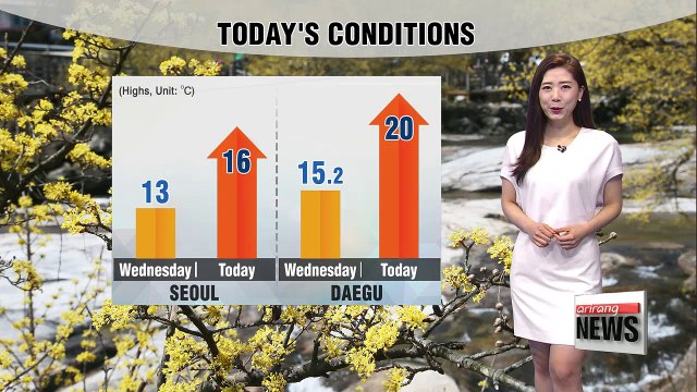 Chilly and foggy morning, mild highs