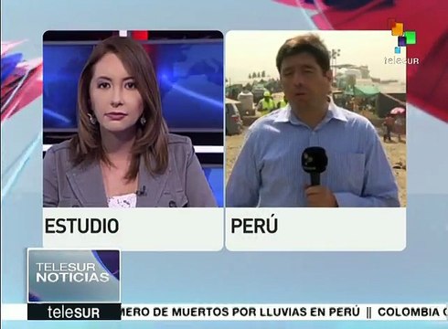 Perú: afectados por lluvias demandan acciones eficaces del gob.