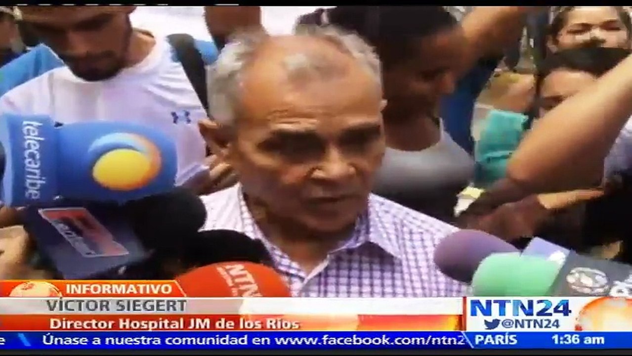 Al menos 15 niños internados en el principal hospital infantil de Venezuela resultaron contaminados en el servicio de ne
