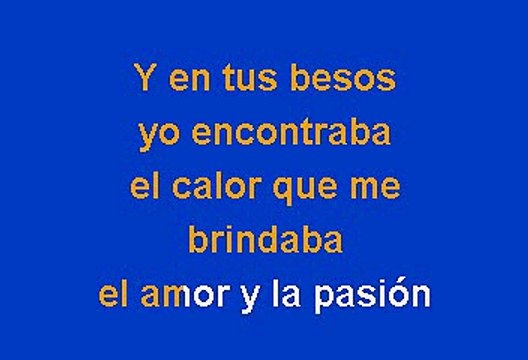 Luis Miguel - Historia de un amor (Karaoke)