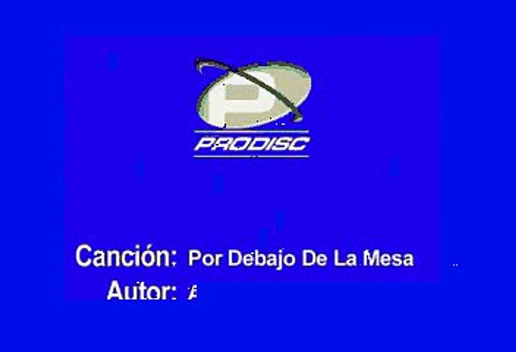 Luis Miguel - Por debajo de la mesa (Karaoke)