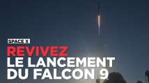 Space X lance son Falcon 9 depuis Cap Canaveral aux etats-Unis