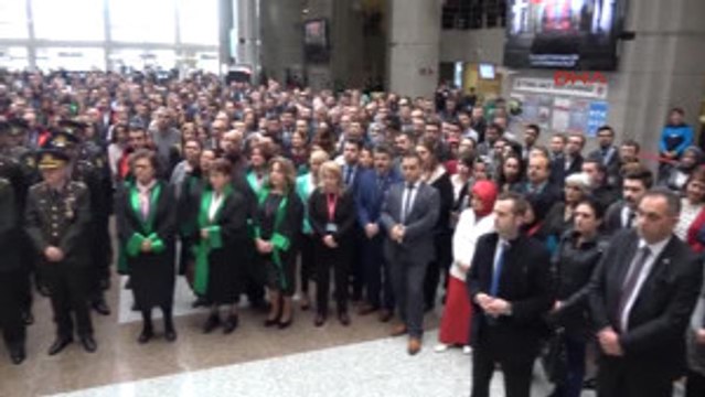 Şehit Savcı Kiraz Istanbul Adalet Sarayı'nda Anıldı