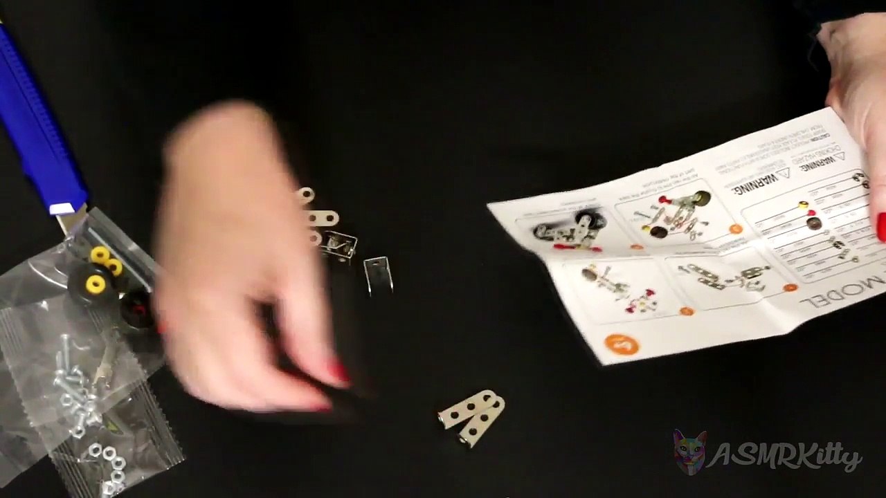 ASMR Building a metal model motorbike (silent, no talking)-NmwxB_ZAriM